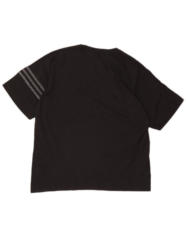 Camiseta Adidas Hombre Top Medium Negro Algodón