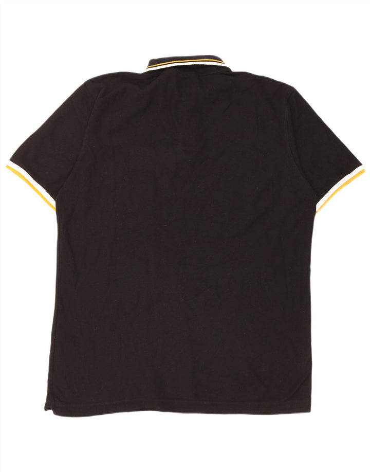 Fila Polo Hombre XL Algodón Negro
