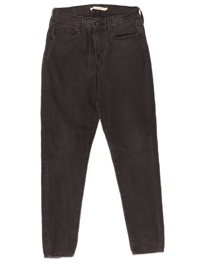 LEVI'S Vaqueros súper ajustados 710 para mujer W27 L28 Algodón negro