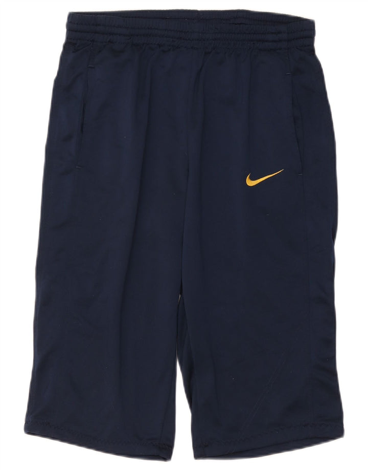 NIKE Bermudas deportivas para hombre UK 38/40 Medium Azul marino Poliéster