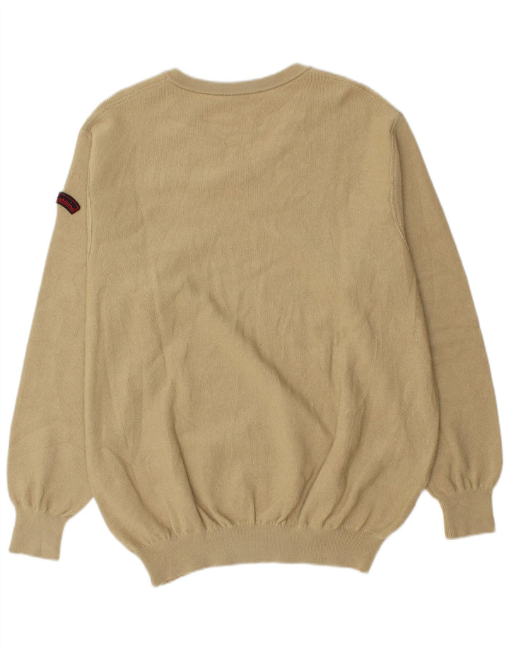 Les Copains Jersey con cuello en V para hombre IT 56 XL Beige
