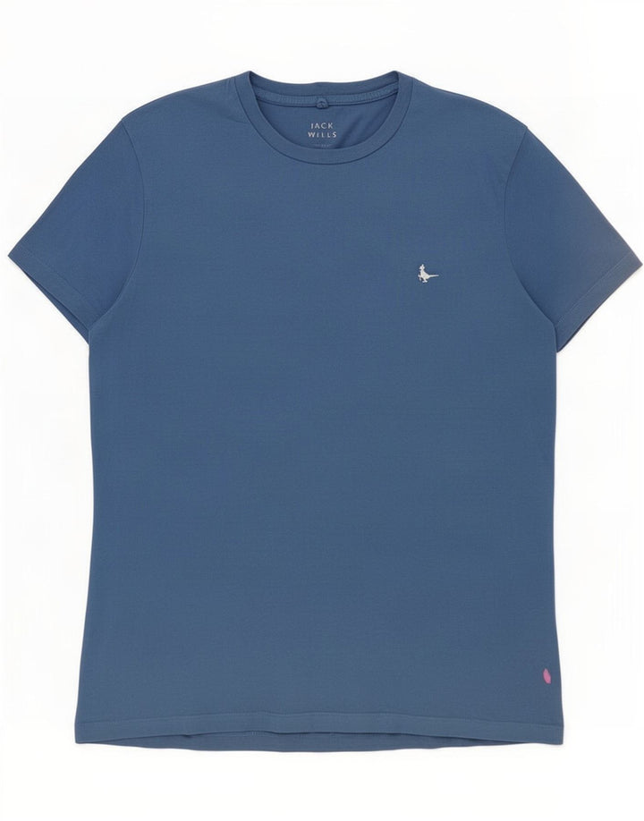 Jack Wills Camiseta para hombre Top Algodón azul medio