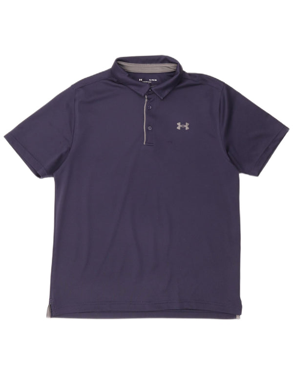 Polo Under Armour Hombre XL Poliéster Azul Marino