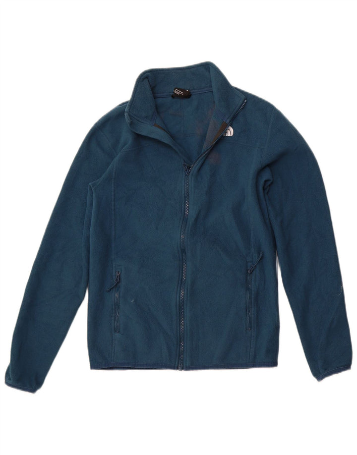 The North Face Chaqueta polar con forro para hombre, talla 36, poliéster azul pequeño