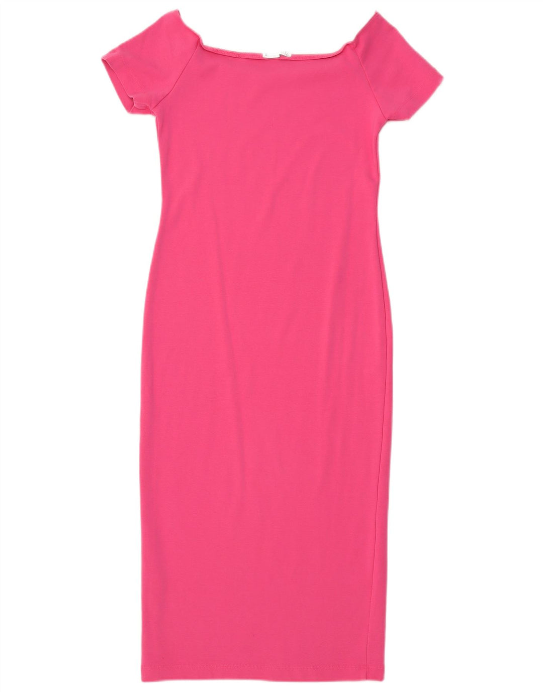 ZARA Vestido tubo para mujer UK 42 Algodón rosa medio