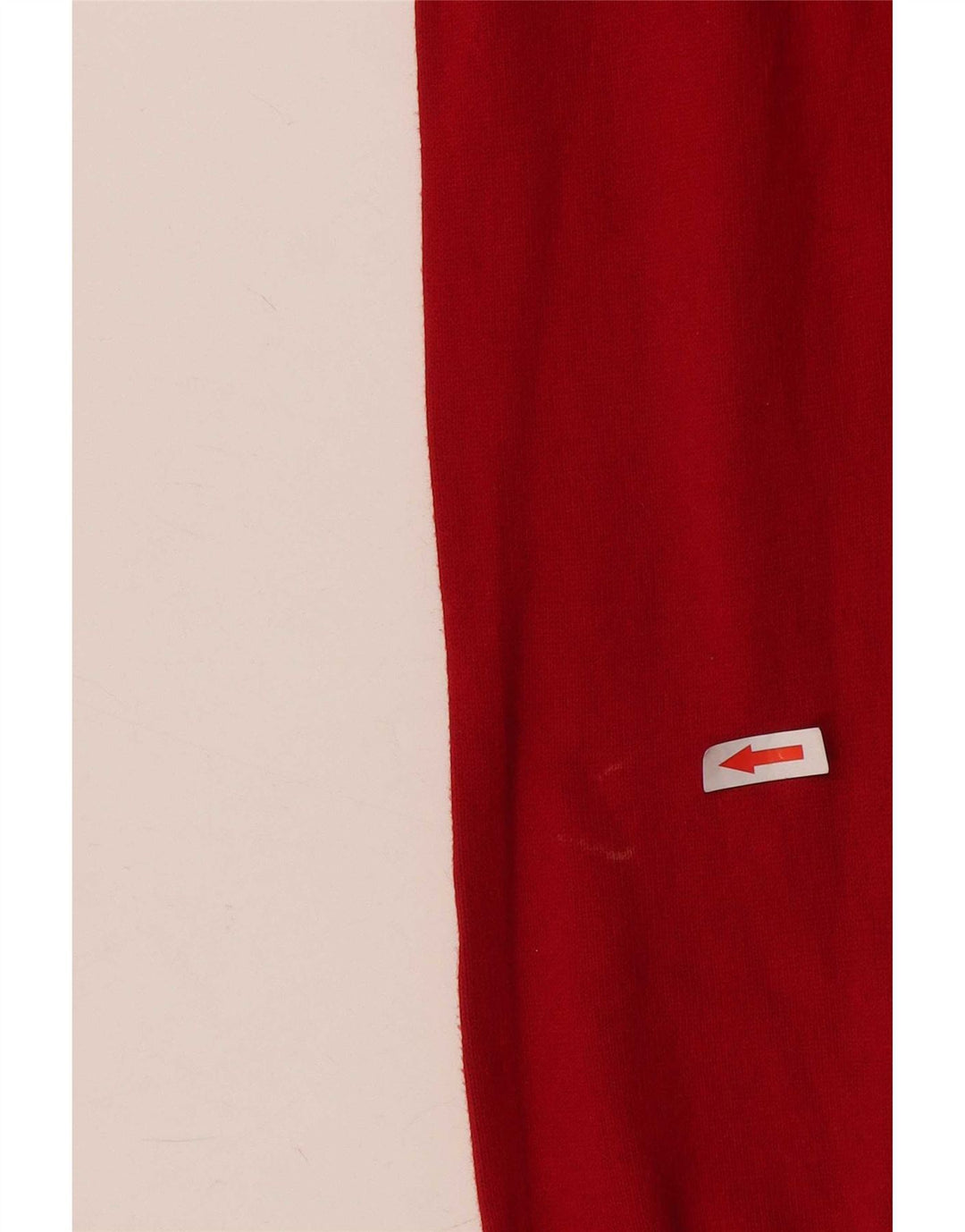 Zara - Jersey con cuello en V para mujer, talla 12, algodón rojo mediano