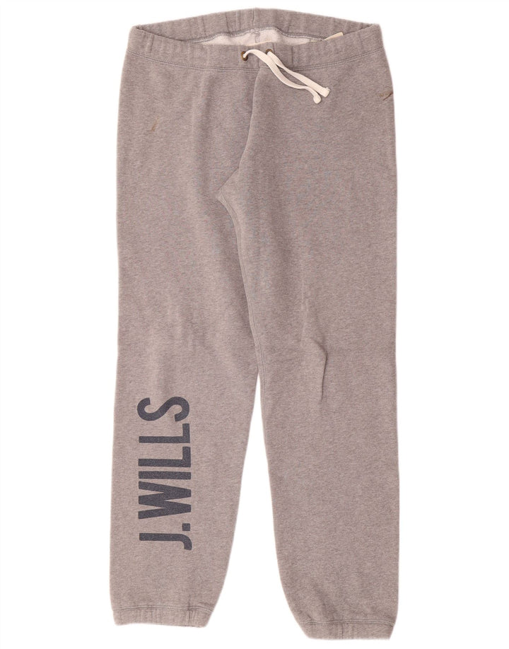 JACK WILLS Pantalones de chándal gráficos para mujer Joggers UK 10 Small Grey