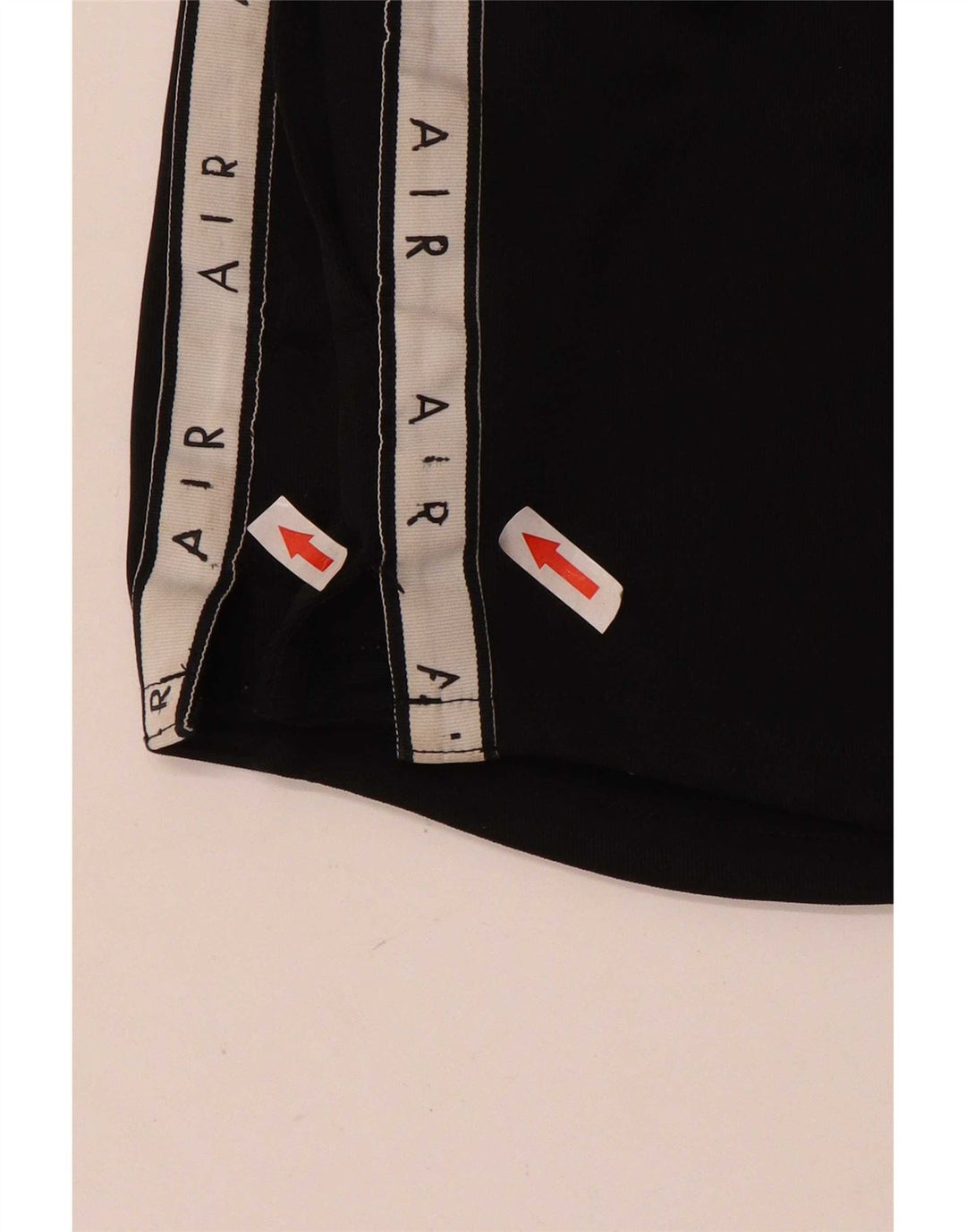Nike Pantalones cortos deportivos gráficos para mujer UK 44 Mediano Negro Colorblock Poliéster