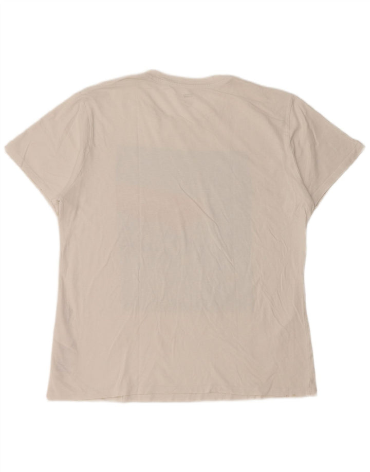 Levi's Camiseta gráfica para mujer Top UK 46 Large White Cotton