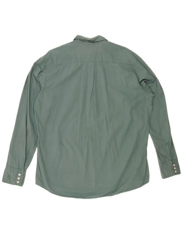 DIESEL Camisa Hombre XL Algodón Verde