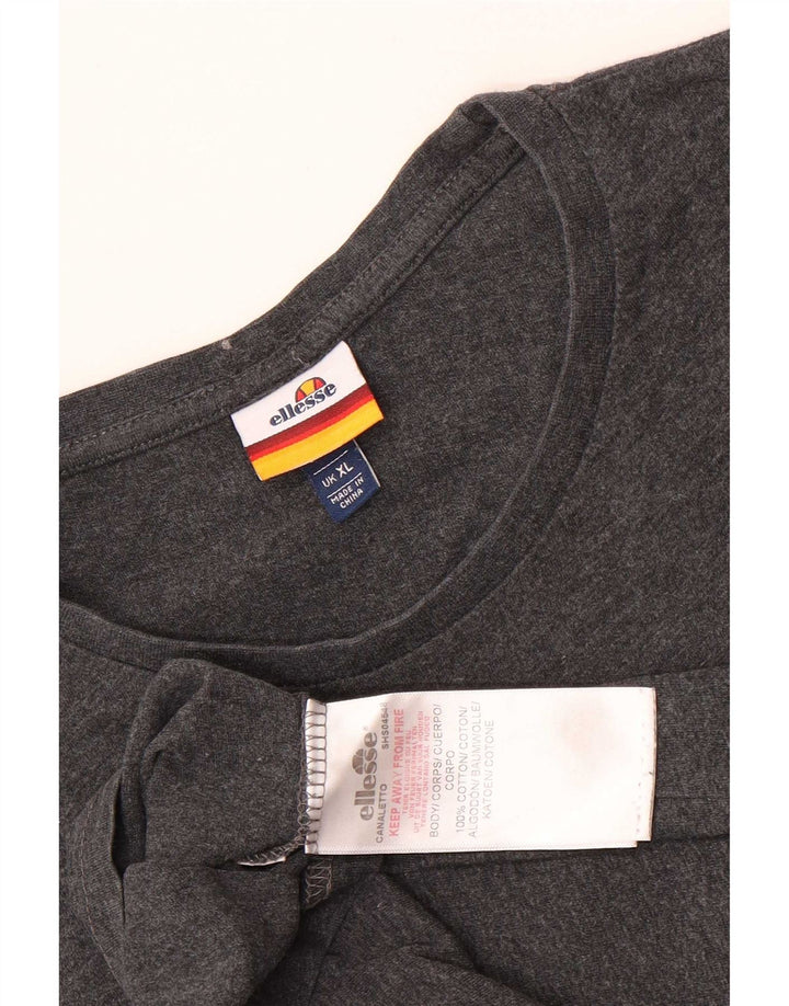 Camiseta Ellesse Hombre Top XL Gris Algodón
