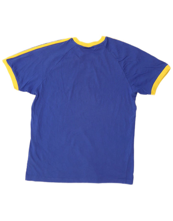 ADIDAS Camiseta Hombre Top Medium Azul Marino Algodón