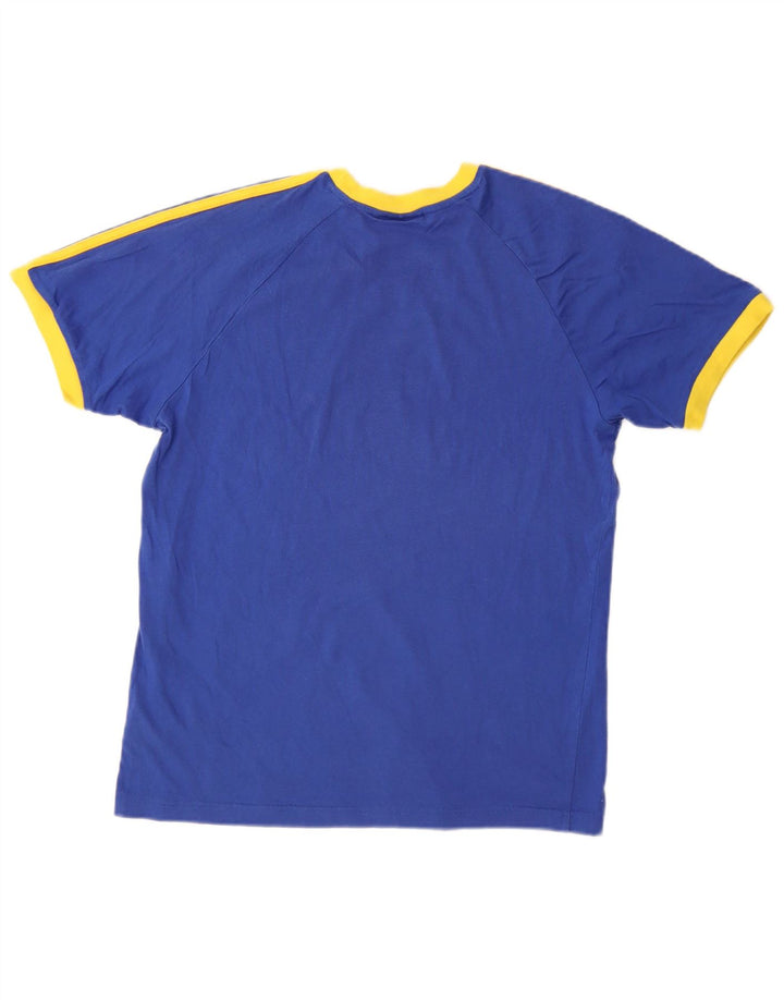 ADIDAS Camiseta Hombre Top Medium Azul Marino Algodón