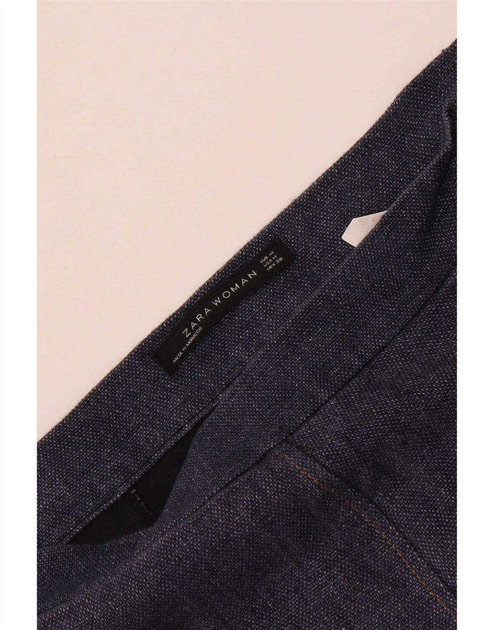 Zara Mujer Minifalda Mediana W28 Azul