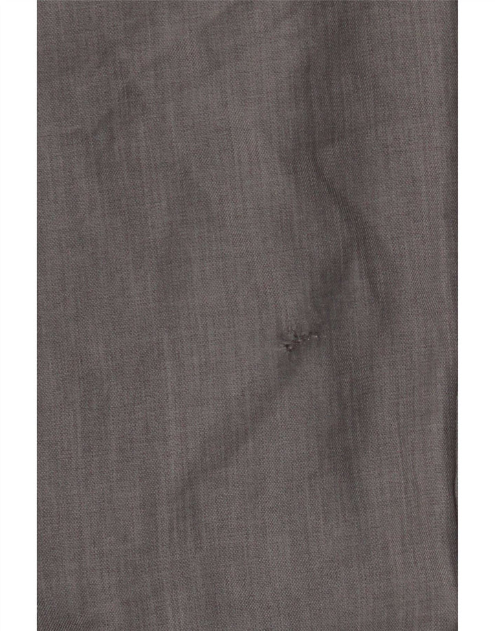 Farah Pantalón chino recto clásico para hombre W36 L31 Poliéster gris