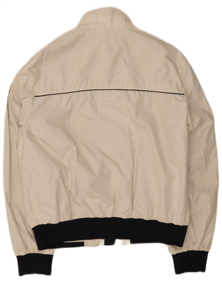 Marina Yachting Chaqueta Bomber para Hombre UK 54 2XL Poliéster Color Block Blanco