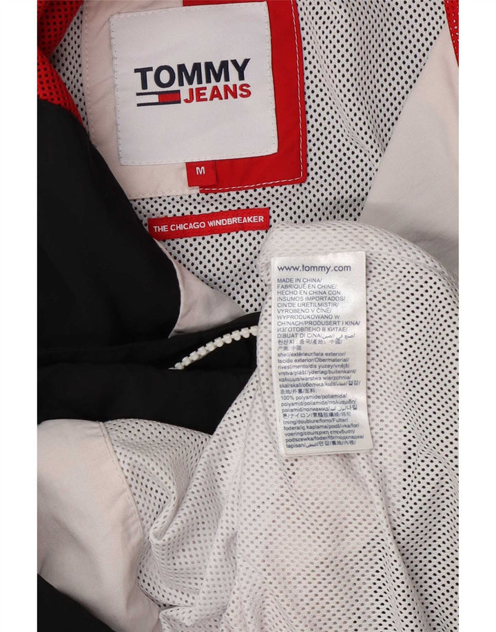 Tommy Hilfiger Chaqueta cortavientos para hombre UK 38 Medium White Colourblock
