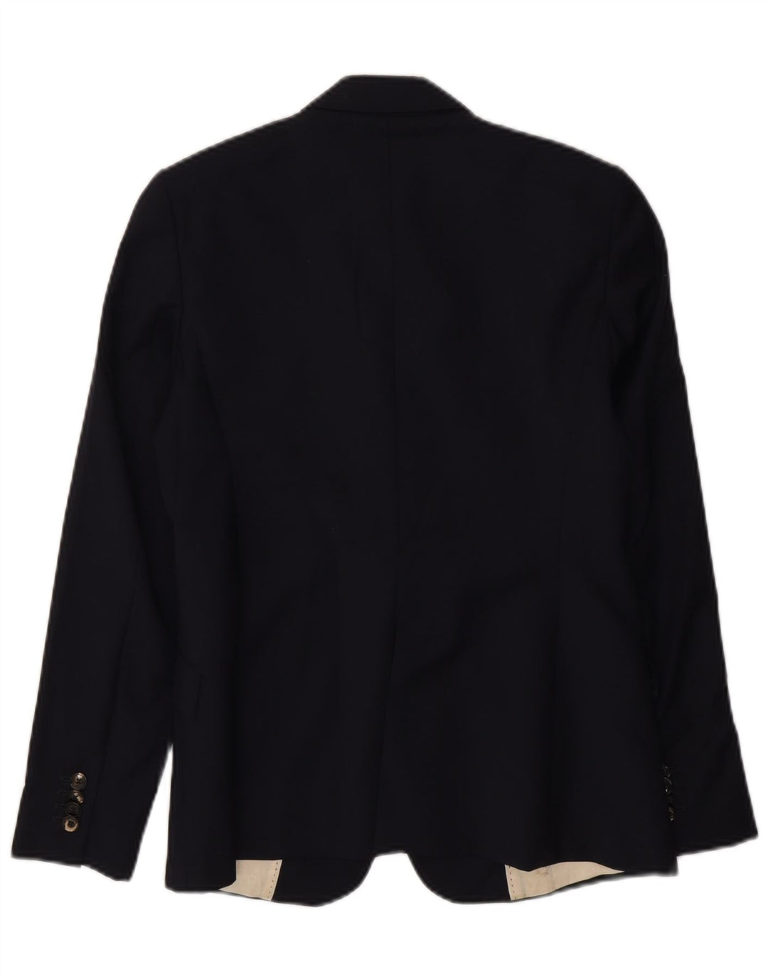 Massimo Dutti Chaqueta Blazer De 2 Botones Mujer EU 40 Mediana Lana Azul Marino