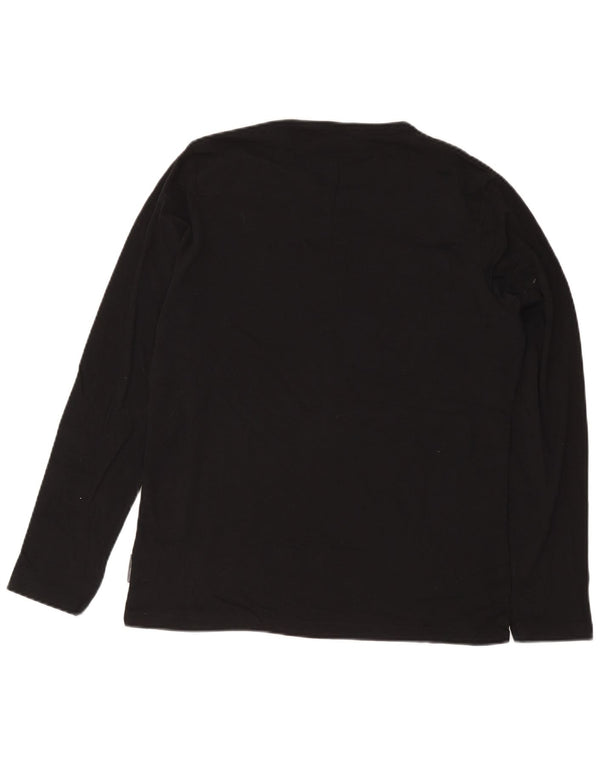 French Connection Camiseta Hombre Manga Larga XL Algodón Negro