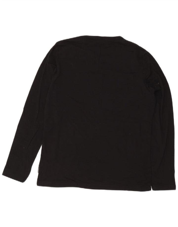 French Connection Camiseta Hombre Manga Larga XL Algodón Negro