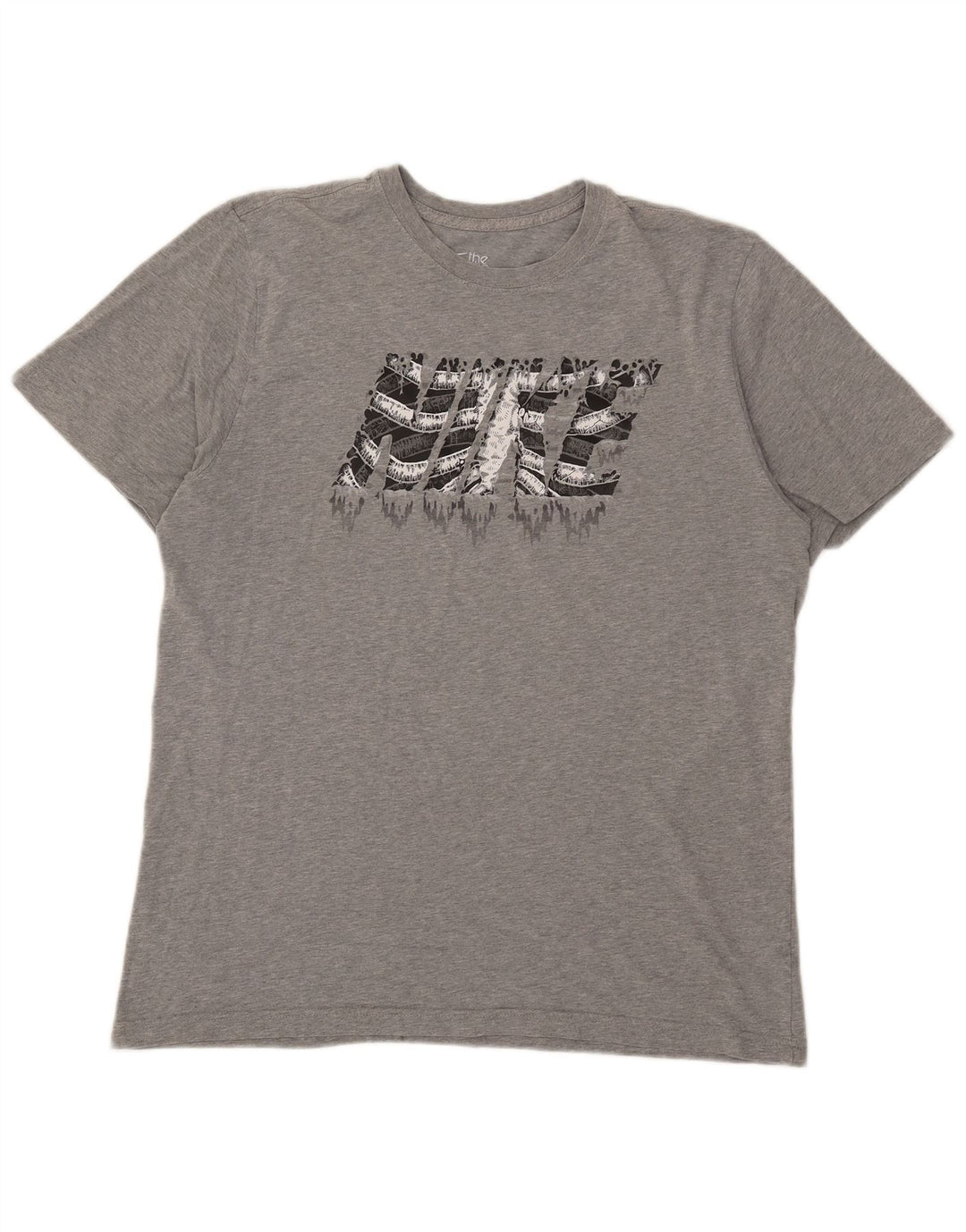 Nike Camiseta gráfica de ajuste estándar para hombre XL Gris