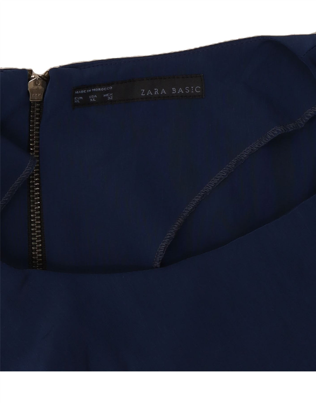 ZARA Womens Oversized Shift Dress UK 18 XL Blue Vintage Zara and Second-Hand Zara from Messina Hembry 