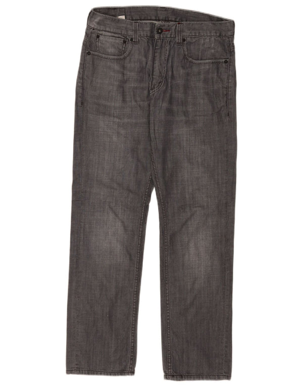 Levi's Hombre 511 Slim Jeans W34 L30 Algodón Gris