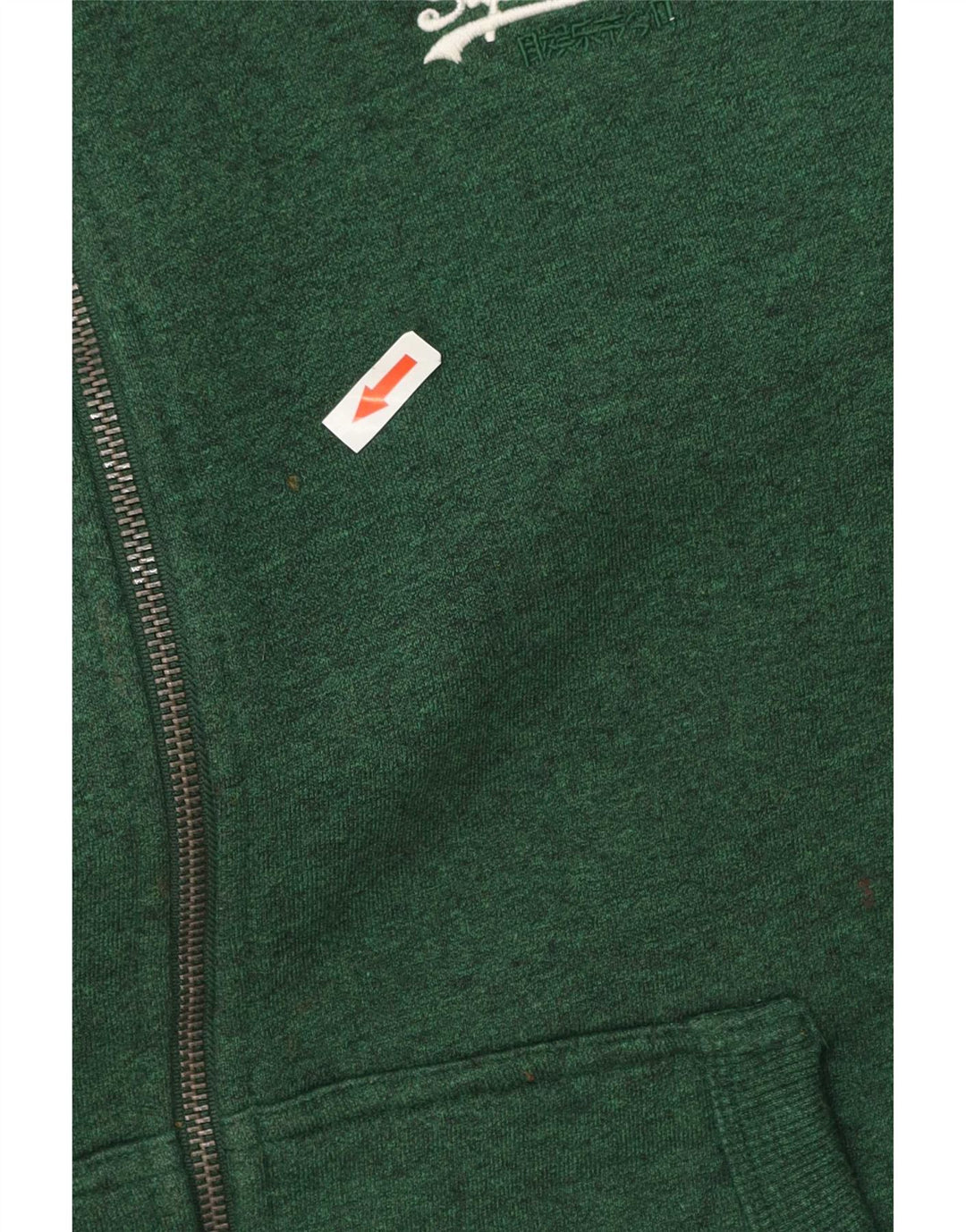 Superdry Hombre Sudadera Con Capucha Y Cremallera De Algodón Verde Medio