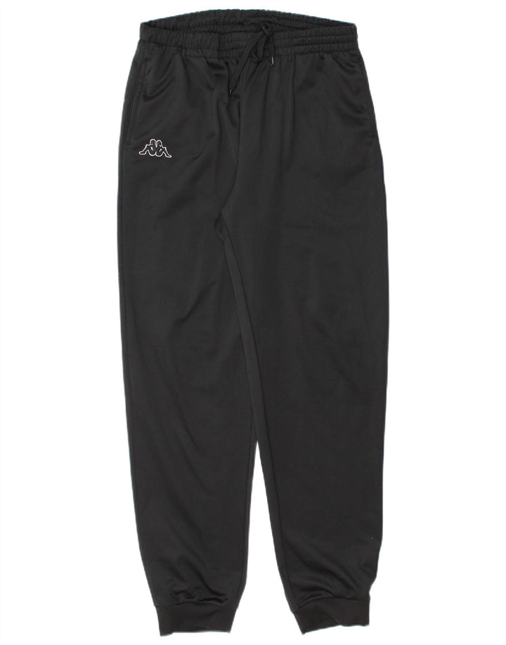 Kappa Hombre Pantalones De Chándal Joggers Medium Negro Poliéster