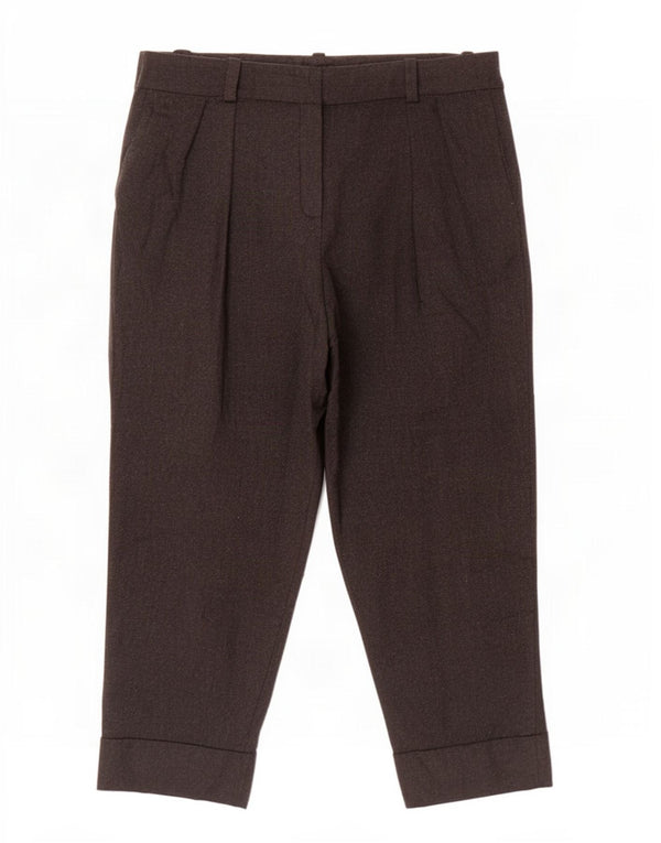 Massimo Dutti Pantalón Chino Pegged Mujer EU 42 Large W32 L27 Gris