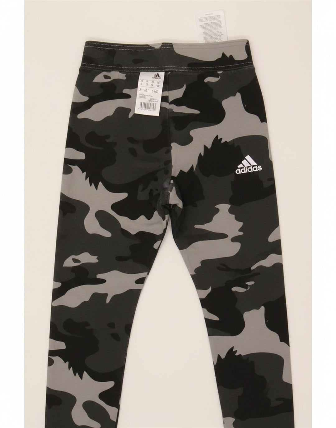 Mallas Adidas Niña 9-10 Años Gris Camuflaje Algodón