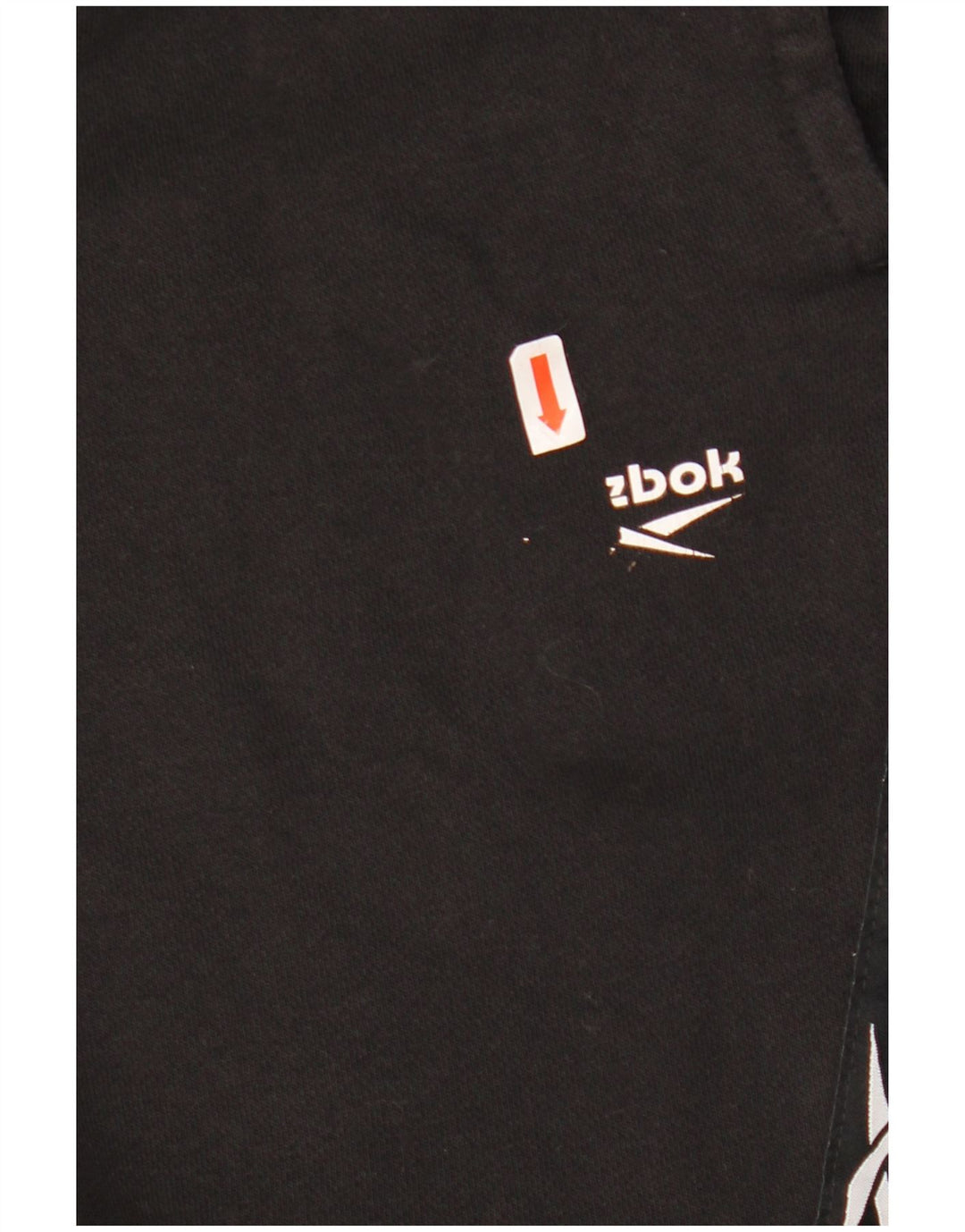 Reebok Hombre Graphic Chándal Pantalones Joggers XL Algodón Negro