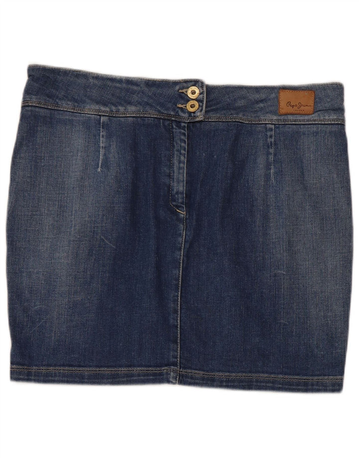 PEPE Jeans Minifalda Vaquera para Mujer Grande W32 Algodón Azul