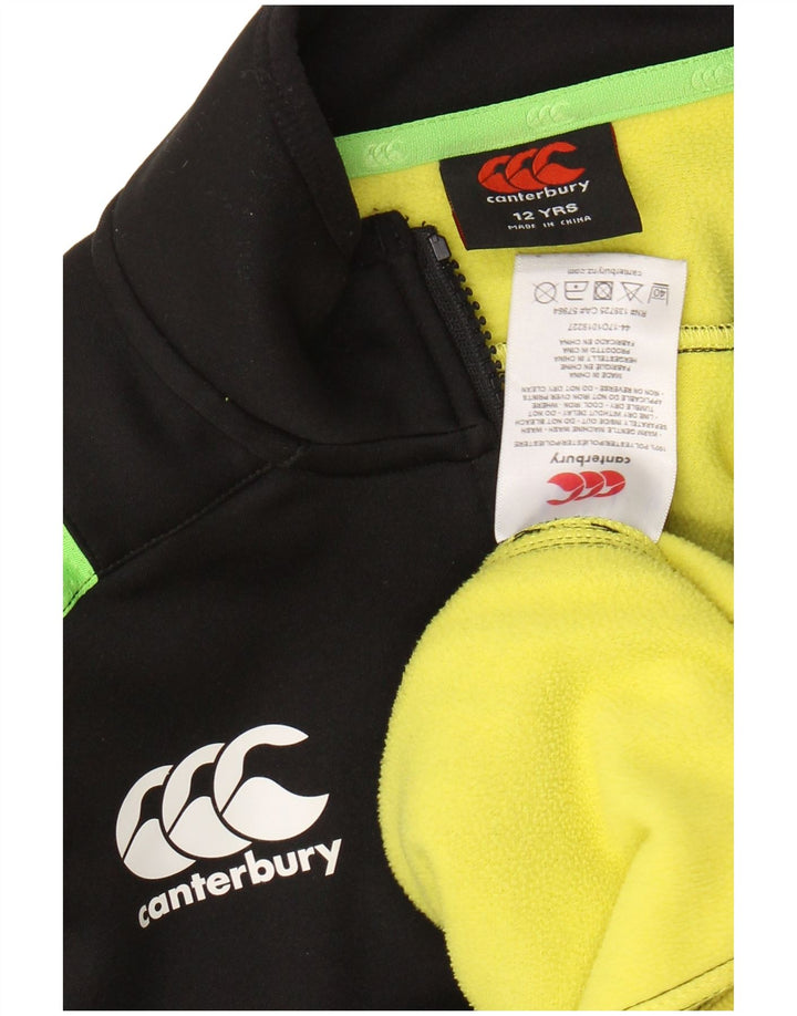 CANTERBURY Sudadera con gráfico IRFU para niños 11-12 años Negro