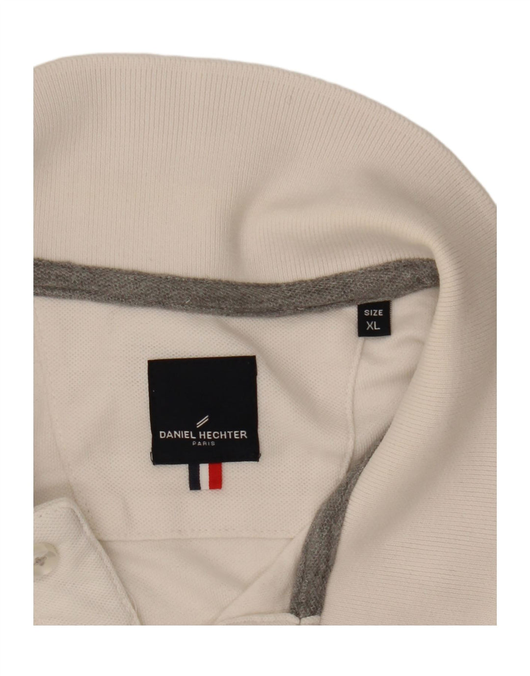 Daniel Hechter Polo gráfico para hombre XL Blanco