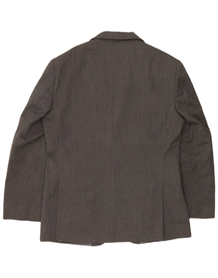 Marks & Spencer Chaqueta Blazer Corta de 2 Botones para Hombre UK 38 Gris Medio