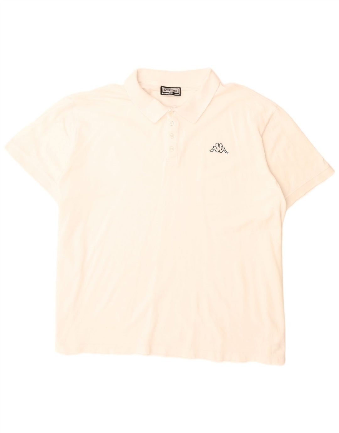 Kappa Polo Hombre 4XL Algodón Blanco