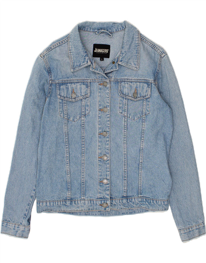 JEANAGERS Womens Denim Jacket UK 18 XL Blue Cotton Vintage Jeanagers and Second-Hand Jeanagers from Messina Hembry 