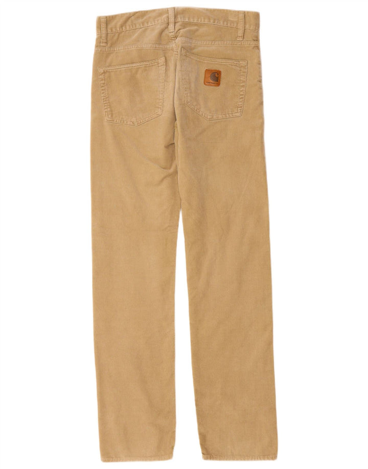 CARHARTT Pantalón recto de pana para hombre W29 L34 Poliéster beige