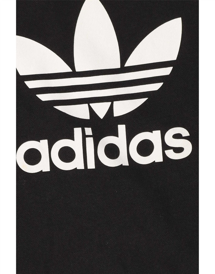 Adidas Hombre Graphic Sudadera Jumper Pequeño Negro