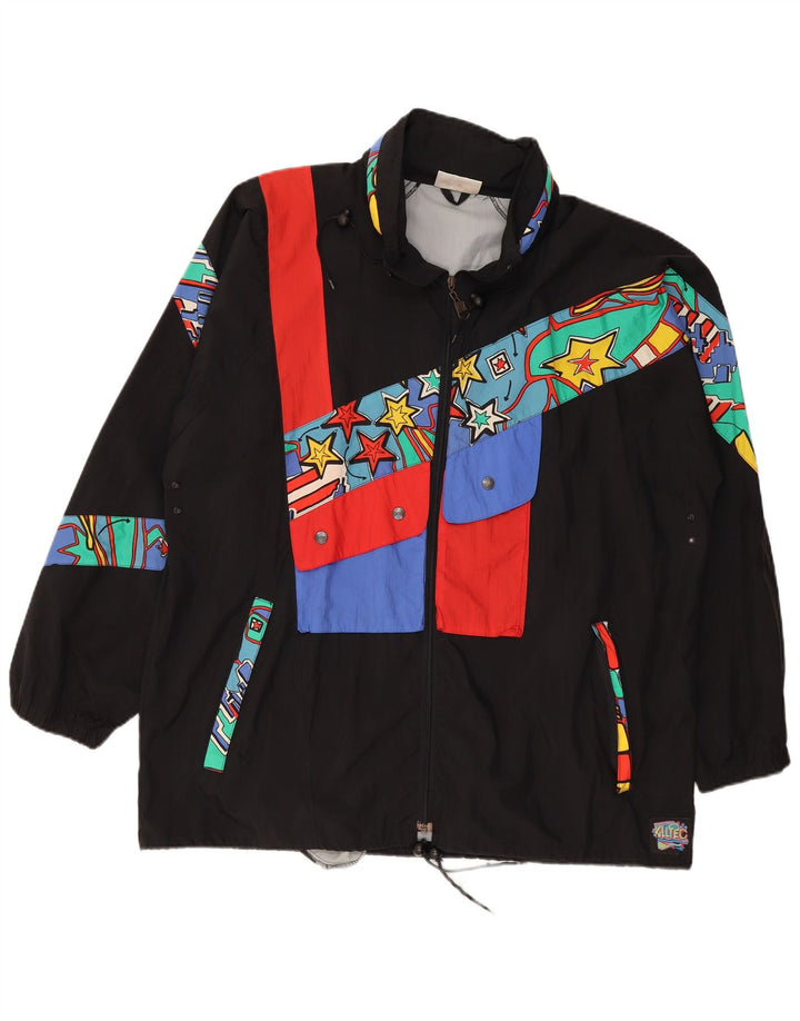 KILLTEC Chaqueta cortavientos para hombre ES 42 XL Poliamida color block negro