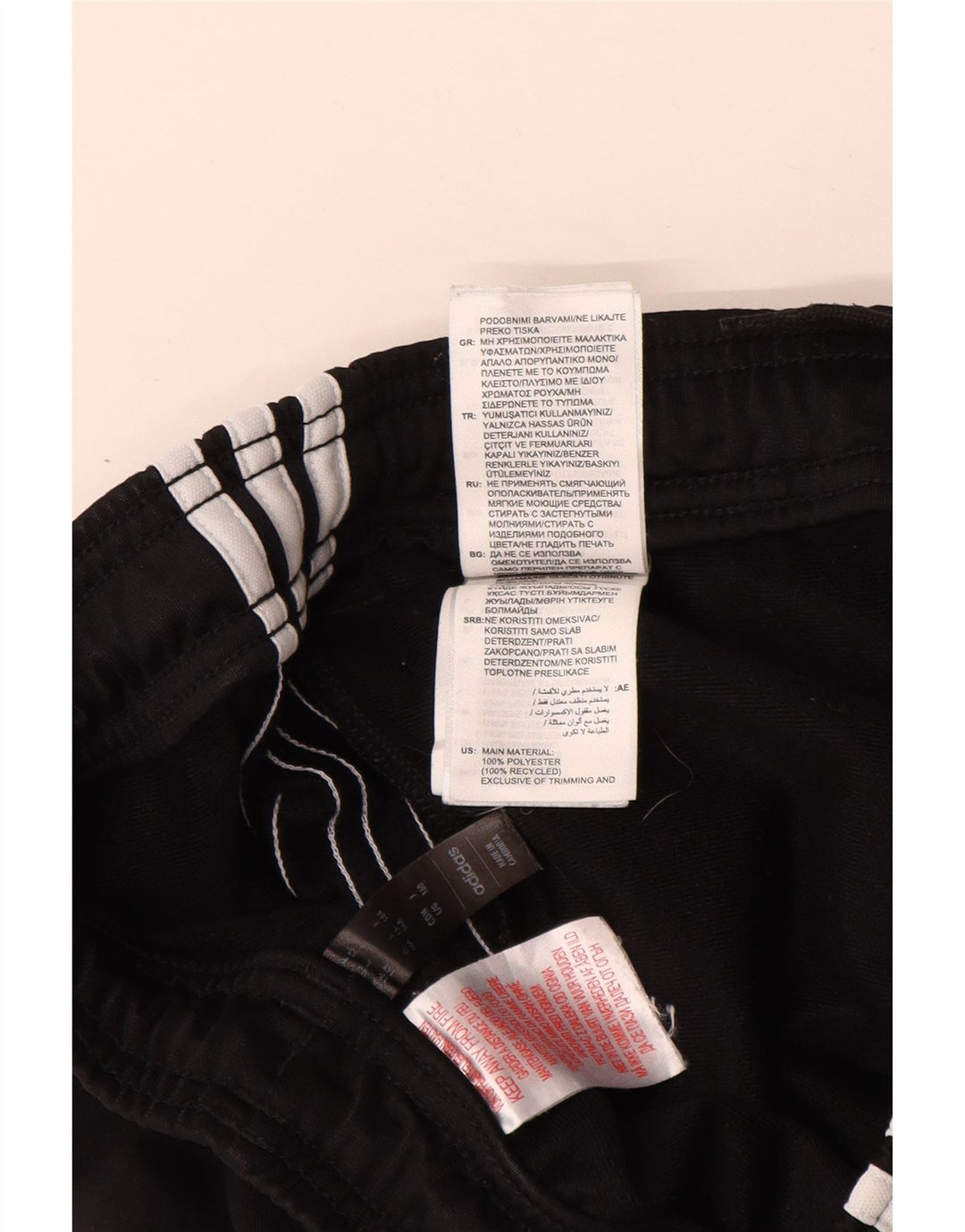 Pantalón Chándal ADIDAS Niño 13-14 Años Negro Poliéster