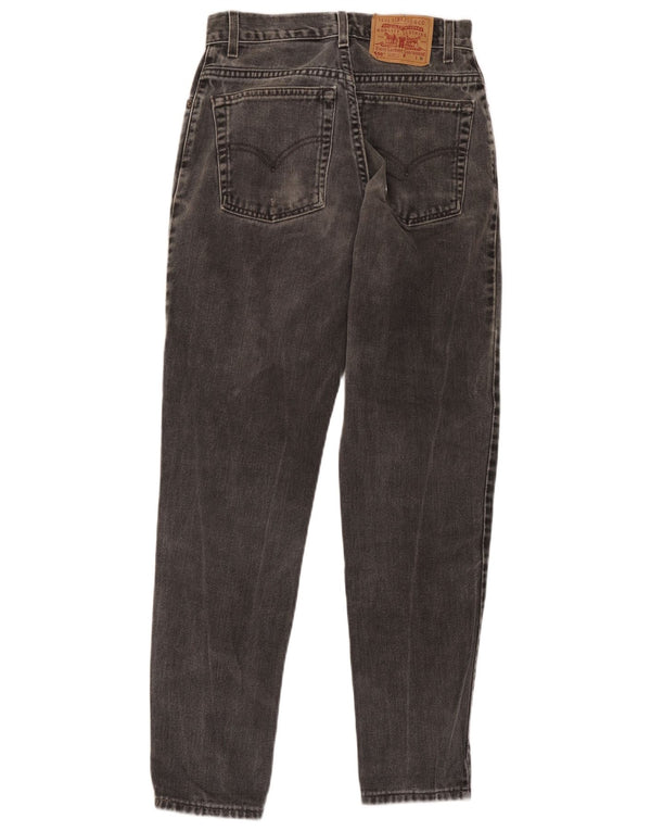 Levi's Jeans cónicos de cintura alta 550 para mujer US 8 Medium W26 L30 Gris