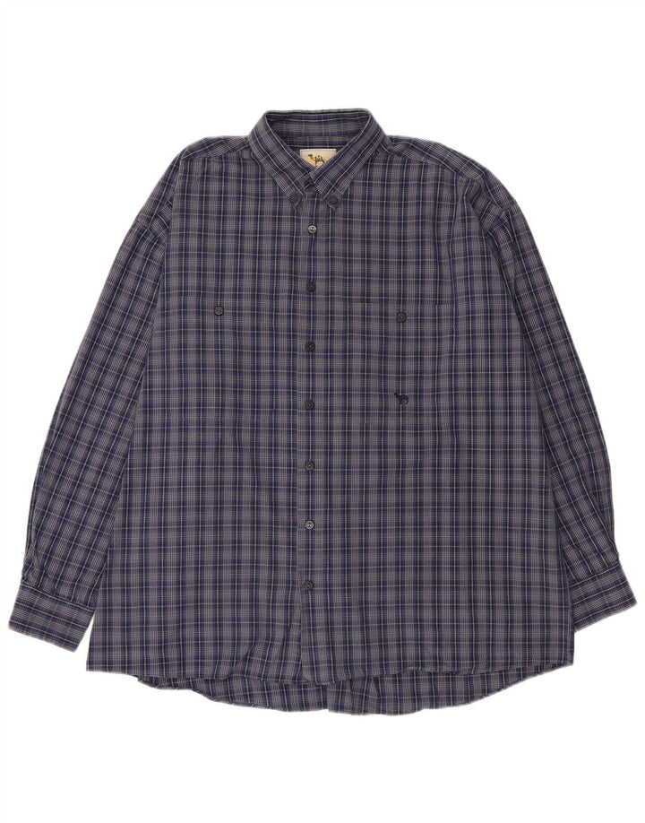 CAMEL ACTIVE Camisa Hombre XL Cuadros Azules