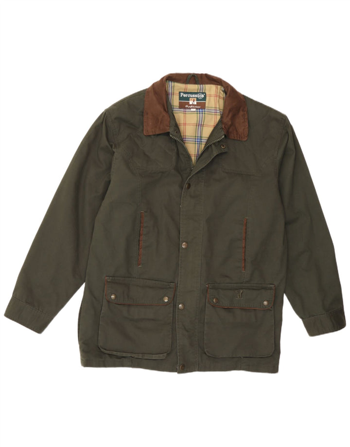 Percussion Chaqueta utilitaria para hombre IT 50/52 Large Caqui Poliéster