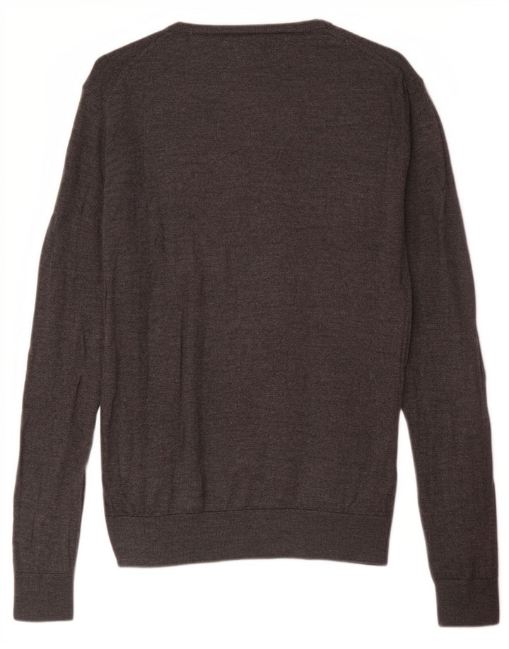 Zara Hombre Jersey Jersey Grande Lana Gris