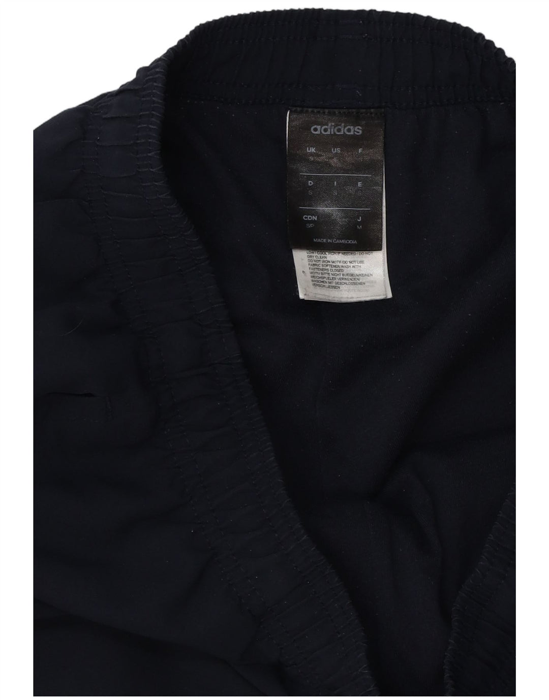 Adidas Hombre Pantalones De Chándal Pequeño Azul Marino Colorblock Poliéster