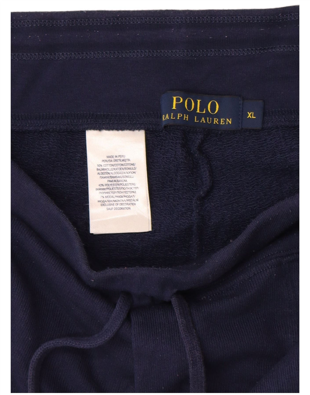 POLO RALPH LAUREN Shorts deportivos para hombre XL Azul marino Algodón