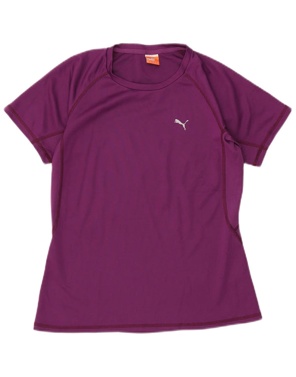 PUMA Camiseta para mujer Top UK 12 Medio Púrpura Poliéster
