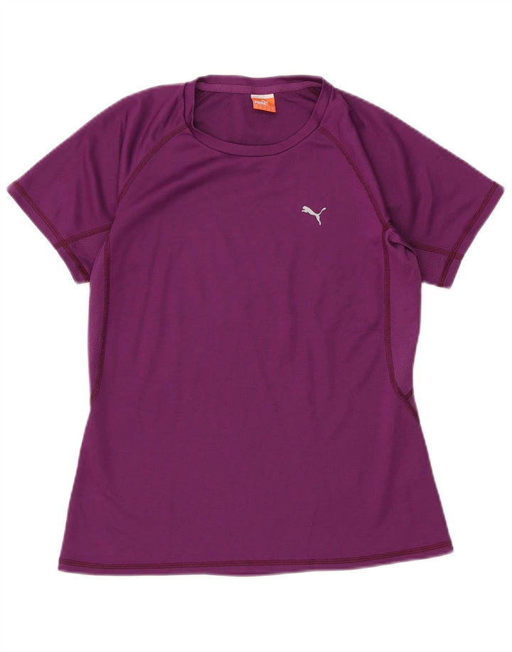 PUMA Camiseta para mujer Top UK 12 Medio Púrpura Poliéster
